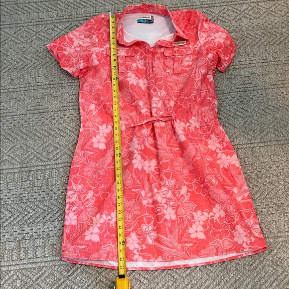 Magellan Outdoors Coral Floral Midi Dress - Picture 6 of 6